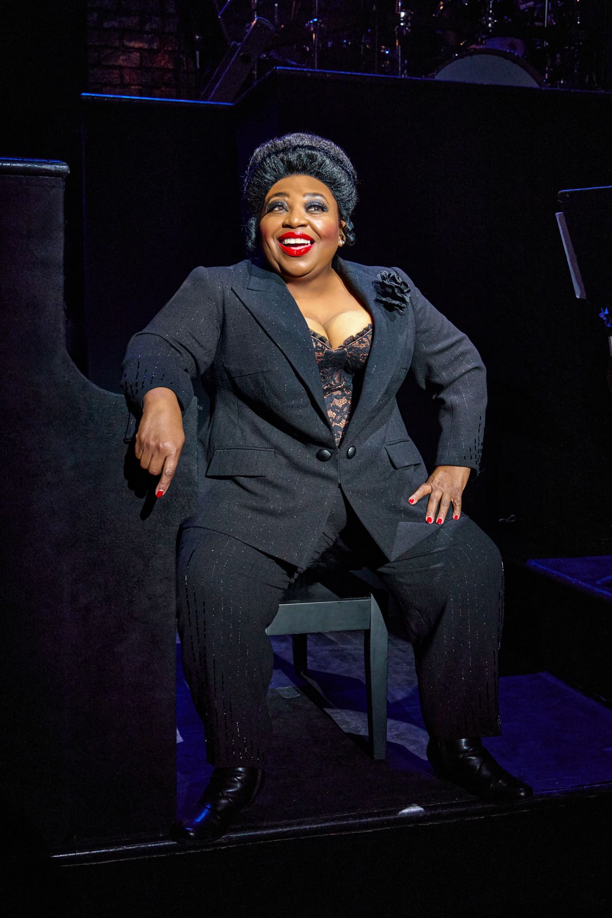 Illeana Kirven as Matron "Mama" Morton in the cell block Photo Credit: Jeremy Daniel